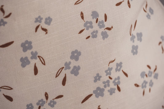 Wild Petal Cushion | Dusky Blue