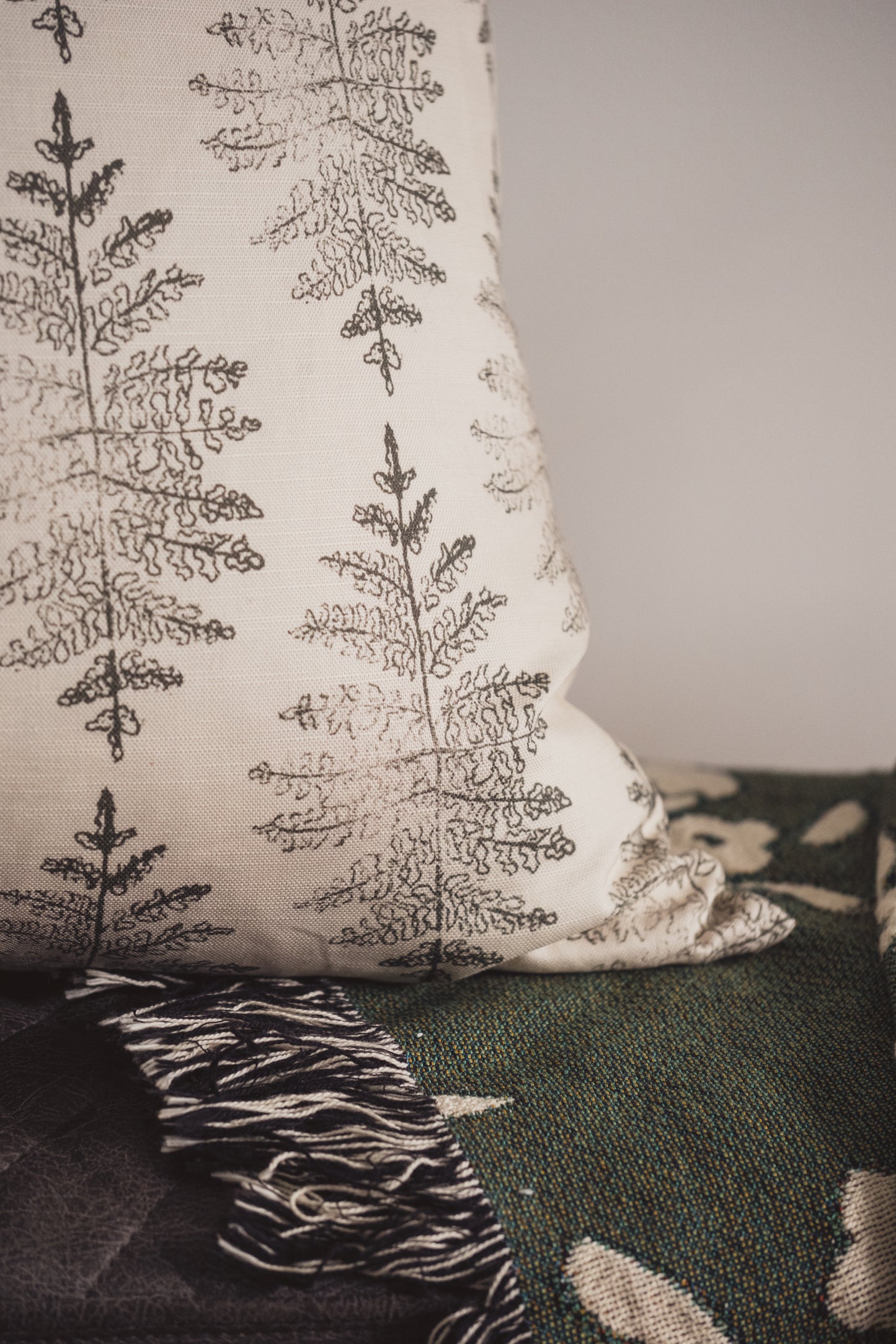 Fern Cushion | Moss Green