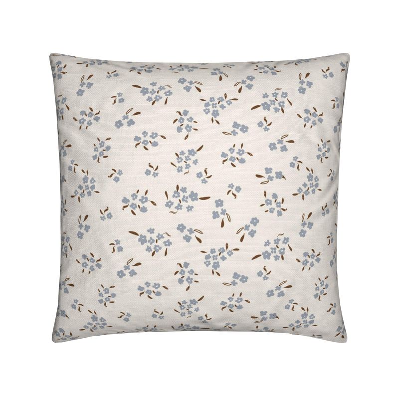 Wild Petal Cushion | Dusky Blue