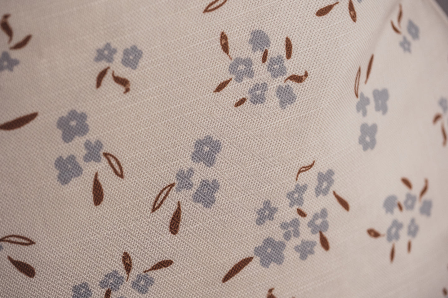 Wild Petal Cushion | Dusky Blue