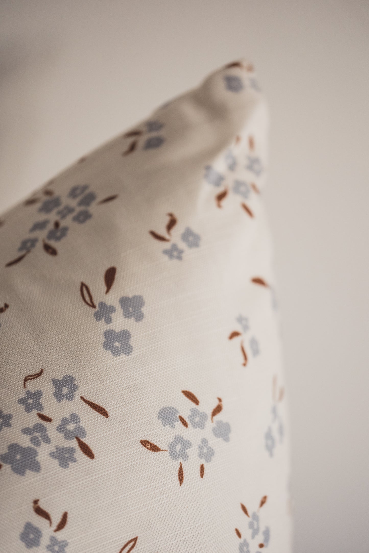 Wild Petal Cushion | Dusky Blue