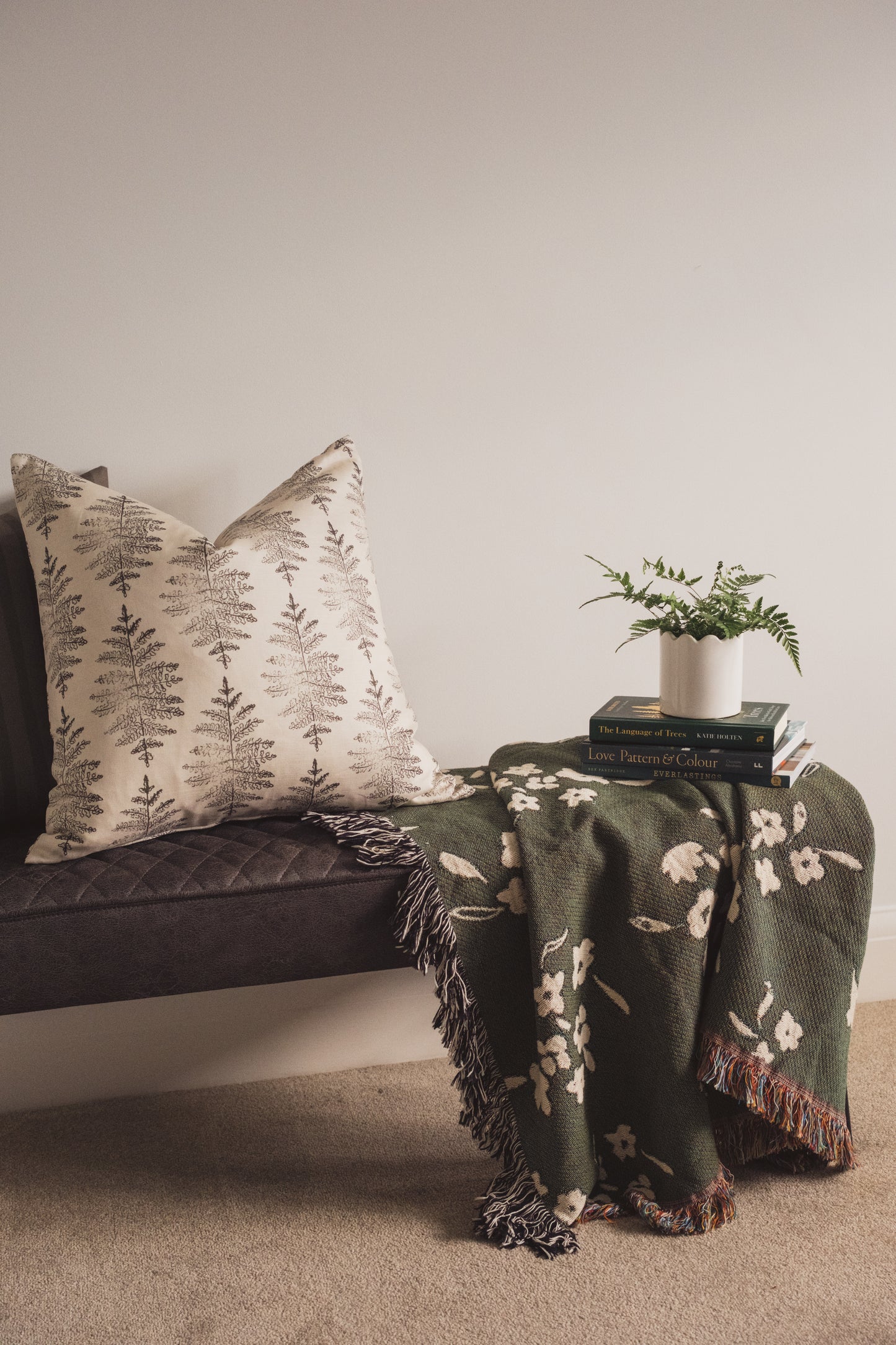 Fern Cushion | Moss Green