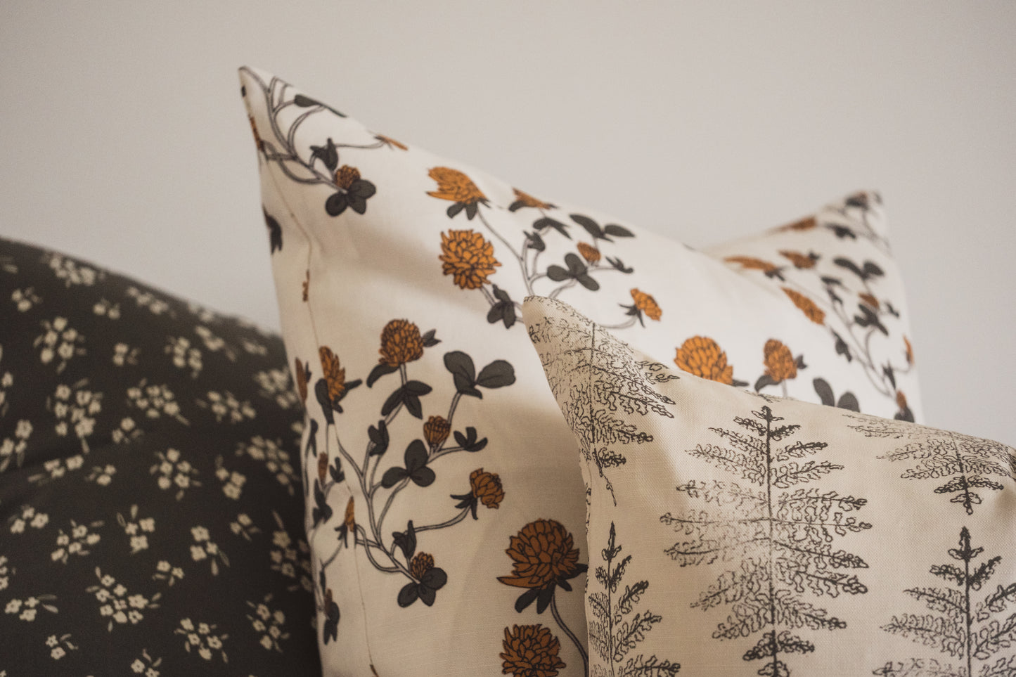 Clover Cushion | Ochre