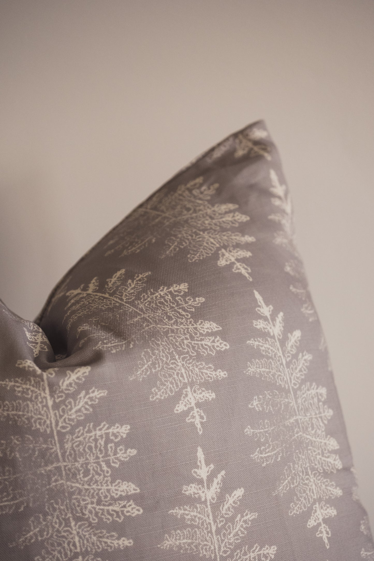 Fern Cushion | Dusky Blue